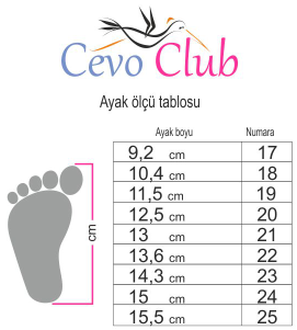 cevoclub ölçü tablosu